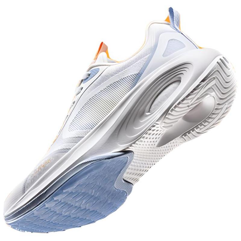 Anta Spirit Arc Slip-Resistant Low-Top Running Shoes Women's White Blue Sneakers 122437790-1