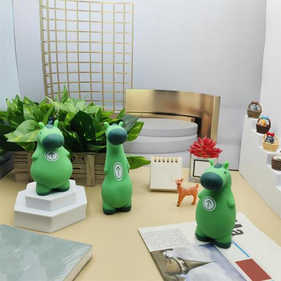 Green Horse Stretchy Toy Stress Anxiety Relief Horse Shape Sensory Toy Adults Teens Kids Soft Flexible TPR Animal Fidget Toy Party Favors