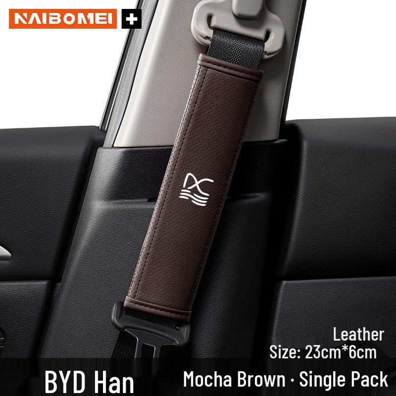 Накладки на ремень безопасности BYD Han EV - Кожаные чехлы и Аксессуары для интерьера