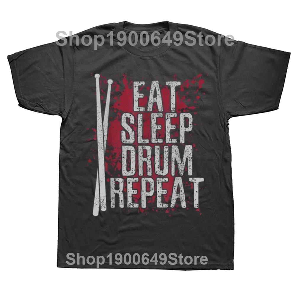Drummer TShirt DRUM Drumsticks Drumming Musician Shirt Gift TShirt New Arrival Men Top TShirts Outdoor T Shirt Cotton