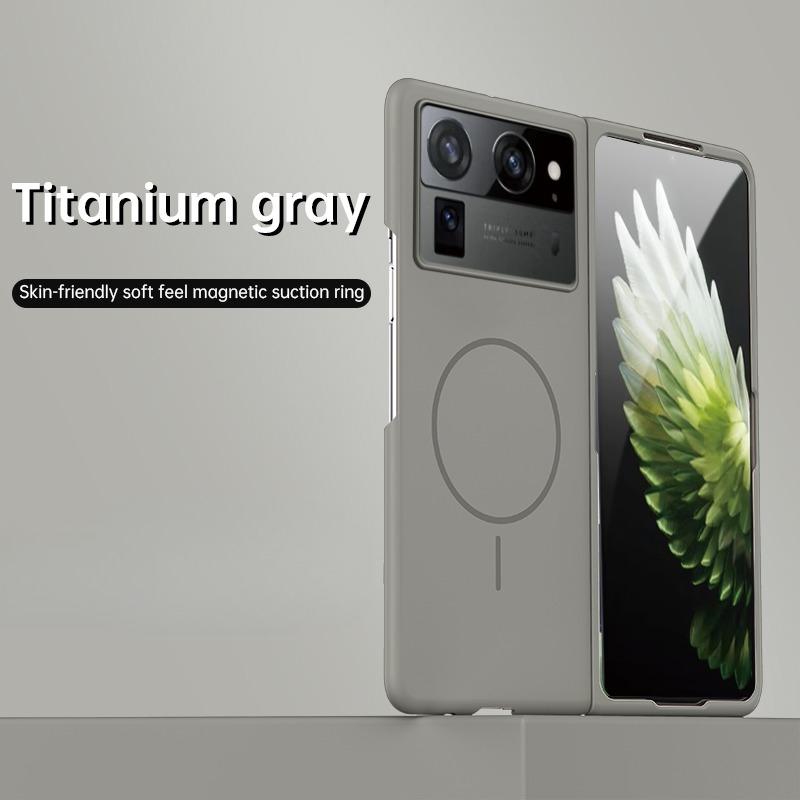 Для Magsafe Ультратонкий Безрамочный Чехол Для Tecno Phantom V Fold2 V Fold Матовый Беспроводная Зарядка Жесткий ПК Ударопрочная Задняя Крышка