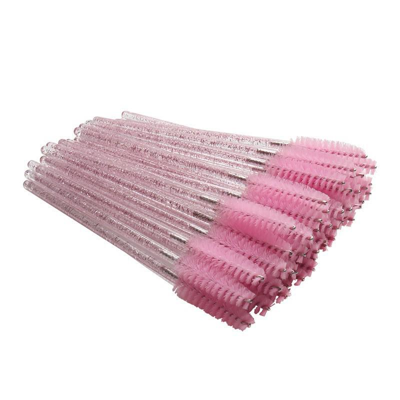 Disposable Crystal Rod Eyelash Extensions Brush - Spiral Curl Comb