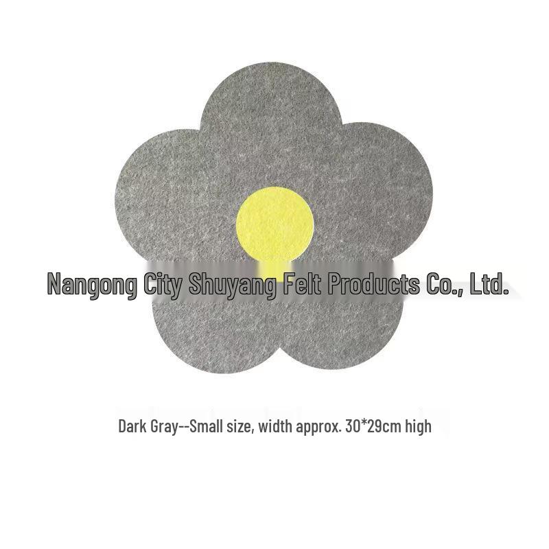 Colorful Flower Cork Felt Soundproof Panel for Creative Kindergarten Decoration and Photo Wall