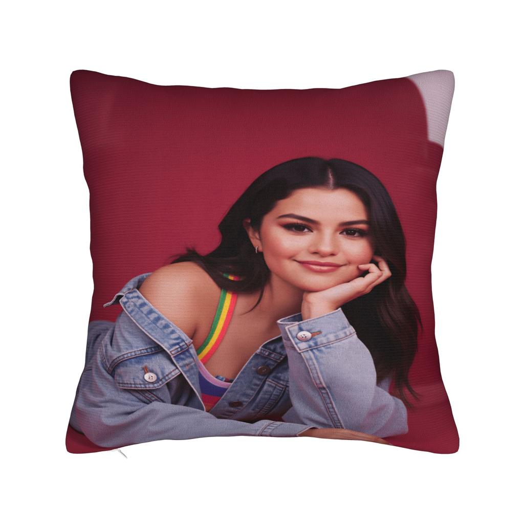 Singer S-Selena G-Gomez I Said I Love You First Pillow Case Pillow Cover For Sofa Couch Bed Living Room Vintage Pillowcases