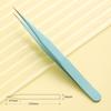 Stainless Steel Straight Curved Tip Tweezers For Nail Art Sticker Rhinestones Picking Tool Makeup Eyelash DIY Tweezer KTY