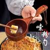 Japanese Wooden Ramen Spoon - Internet Celebrity-Style Long Handle Ladle for Eating Snail Rice Noodles and Soup