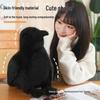 Creative Black Crow Plush Doll - Cute Animal Toy