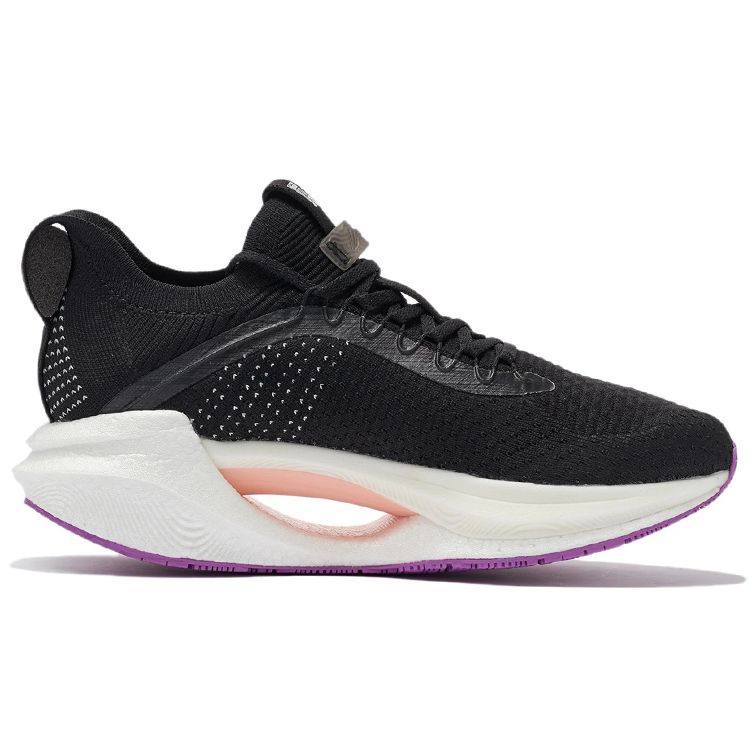Li-Ning Черные белые женские кроссовки Shadow Essential ARHR126-9
