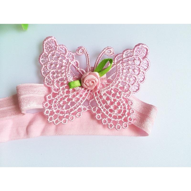 Босоножки с цветочным принтом для девочек, повязка на голову, набор для ног, эластичная повязка для волос