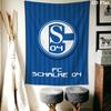 Schalke 04 Wall Tapestry Aesthetic Wall Hanging Printed Fabric Blanket Decorative Tapestries for Bedroom Living Room Home Decor