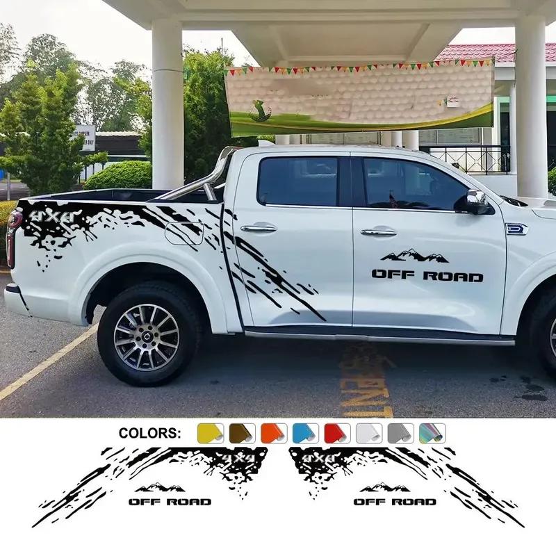 Наклейки на бок крышки багажника пикапа Для GWM Poer Pao Wingle Great Wall Грузовик Mudslinger Боковое виниловое декоративное покрытие Автоаксессуары
