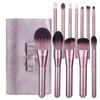 12pcs Hight Quality Makeup Brushes Set Foundation Blending Face Powder Blush Eye Shadow Make Up Brush with Leather Bag