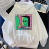 Alien Hoodies Women Unisex Winter Graphic Fleece Pullover Female Anime Sweatshirts