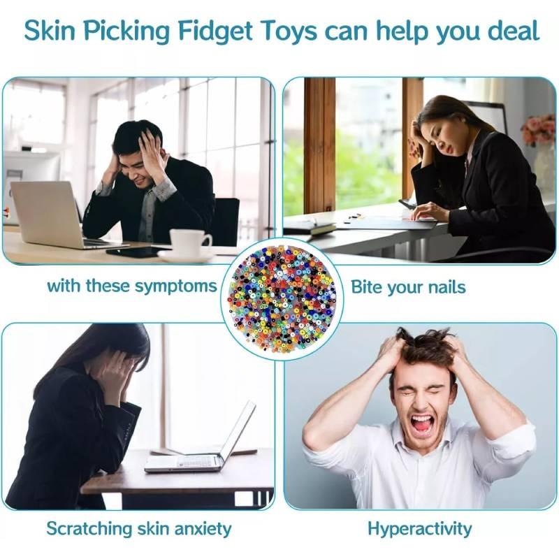 Soft And Durable Skin Picking Fidget Toys For Anxiety Relief And Sensory Play Ideal For All Ages