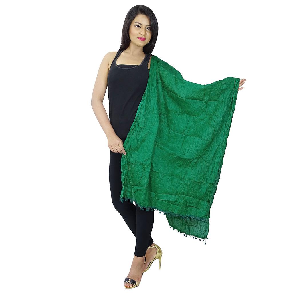 Длинный палантин из хлопковой смеси Dupatta Neck Wrap Women Wear Indian Scarves Chunni Gift For