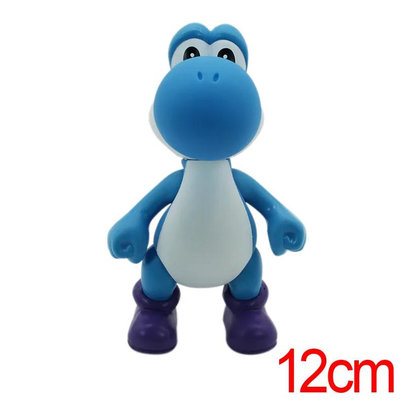 13cm Super Plumber Series PVC Action Figures Mario Luigi Yoshi Bowser Character Model Dolls Collectible Toys