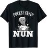 Футболка Zero F Cks Given Nun F Ck Funny Sarcastic Unisex