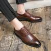 Fashion Men's Brogues Shoes Business Men Leather Shoes Casual Oxfords Shoes For Men