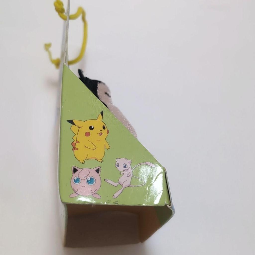 Pokemon Snorlax Suzunari Plush Strap Mascot Banpresto Part 2 Vintage Carded