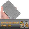 24 PCS Household DIY Tool Kit for Women, Mini Tool Box Set of Starter Basic Ladies Tools for Home