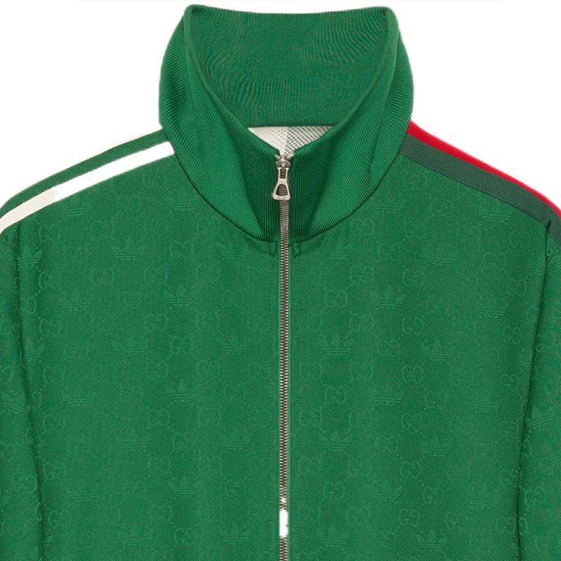 Gucci X Adidas Originals GUCCI X ADIDAS SS22 Куртки и Пальто Унисекс Зеленый 705756-ZAI22-3229