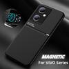 For VIVO V29 5G Case Protective Cover For VIVO V29 Lite V29e V27 V25e V25 Built-in Car Magnetic Holder Phone Coque Fundas