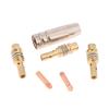 11Pcs/Set 8/9/10Mm Mig/Mag Welding Torch Guard Nozzle Contact Tip Consumables Welding Torch Holder 15Ak Soldering Tool