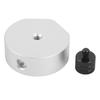 Satellite Tripod Mount Adapter Aluminum Alloy 1/4in 20 3/8in 16 Threaded Satellite Adapter for Fixin