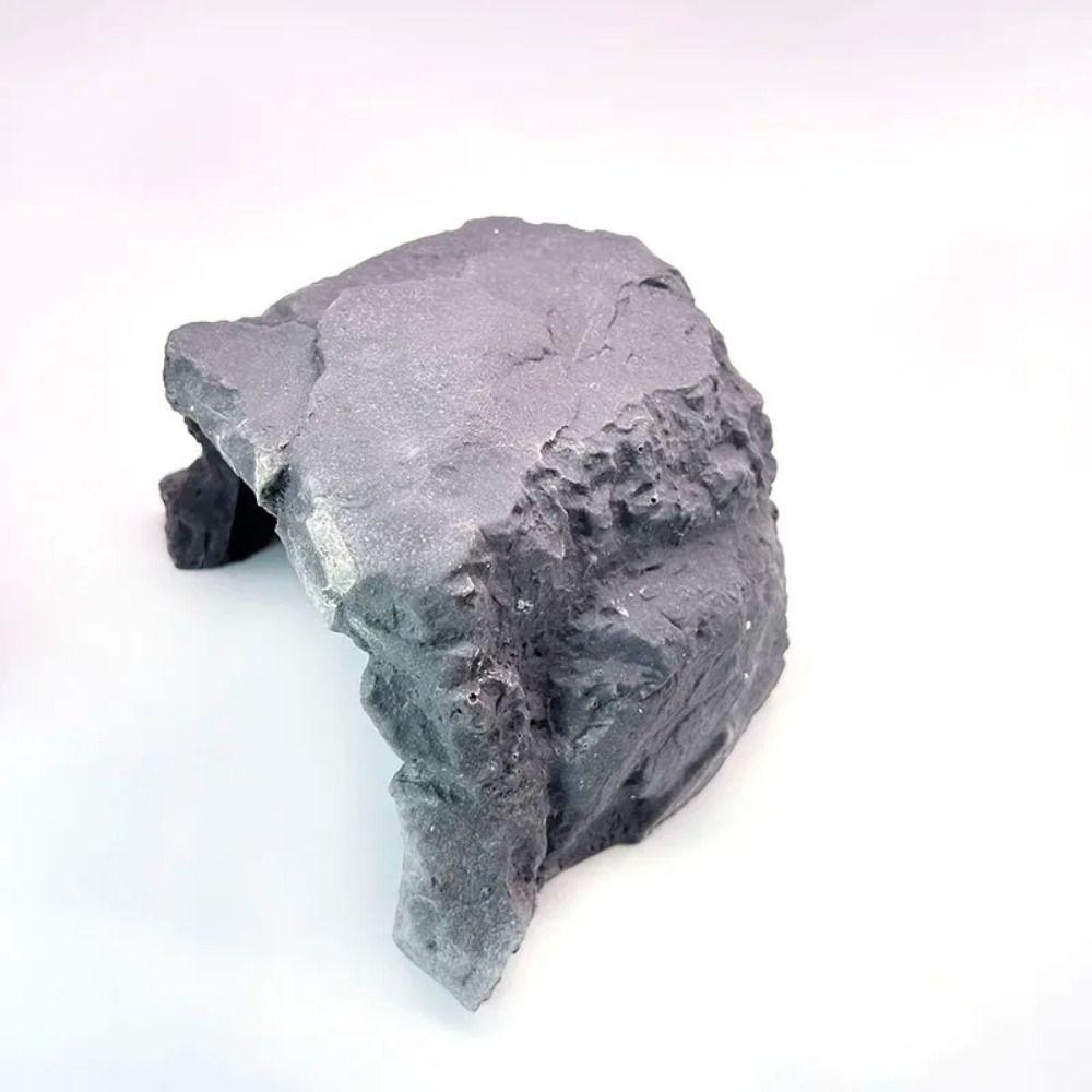 Resin Reptile Hideout Hiding Cave Artificial Pet Hide Rest  Shelter Landscaping Turtle Lair  Home