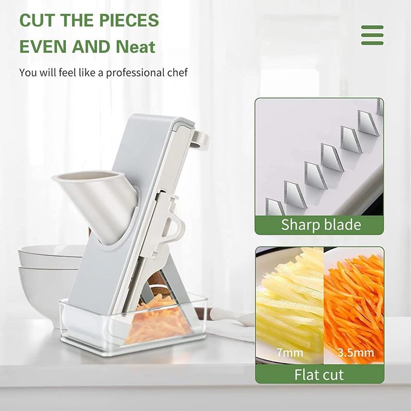 Multifunctional Vegetable Cutter Household Manual Meat Cutter Radish Potato Grater Lemon Slicer