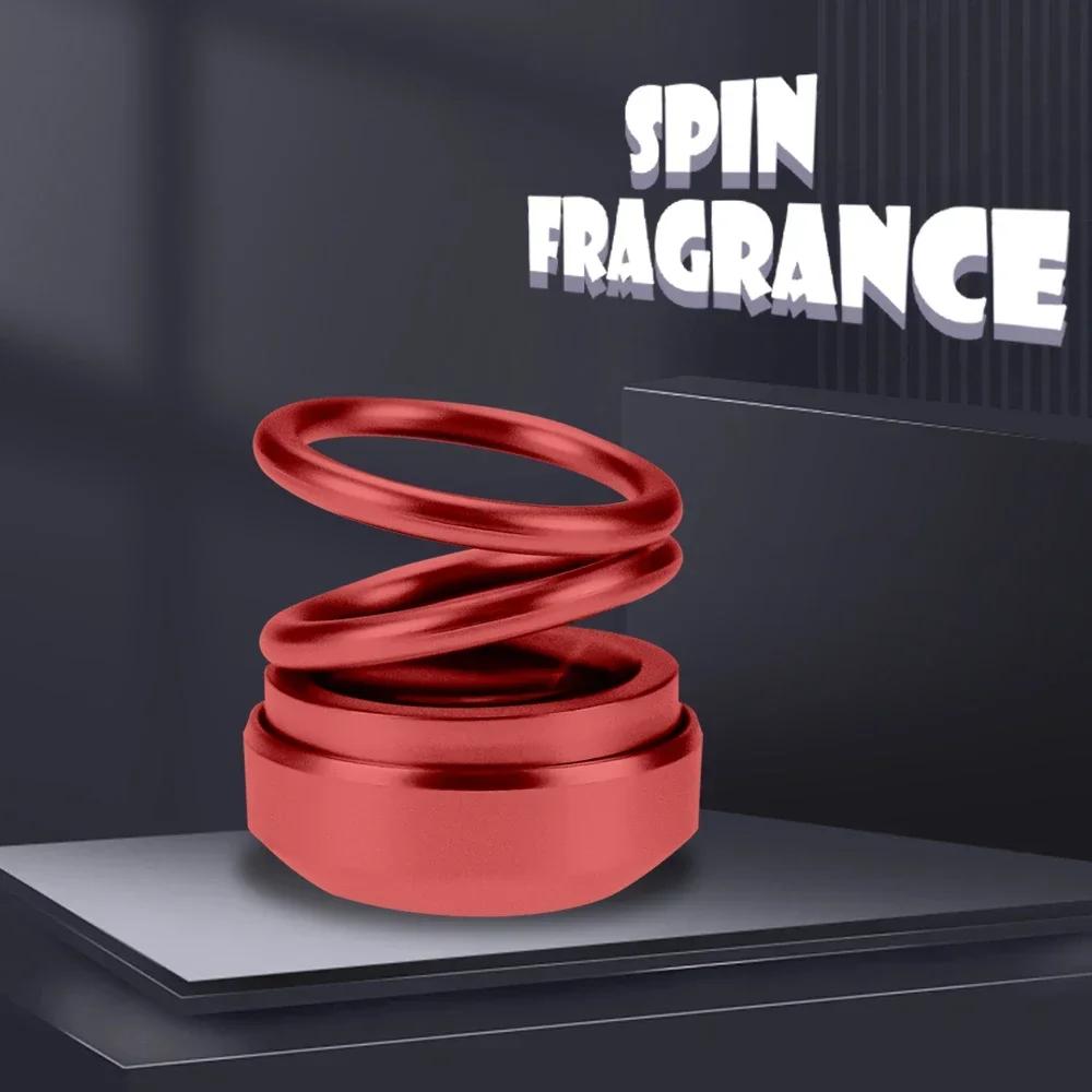 Автомобильный освежитель воздуха Ароматизатор Магнитный дизайн Автомобильные аксессуары Интерьерный парфюм Диффузный Солнечный Авто Вращающийся