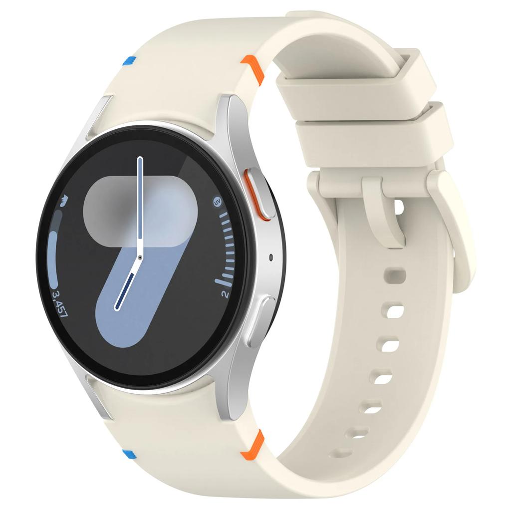 Soft Silicone Strap for Samsung Galaxy Watch 4 5 6 7 44mm 40mm/6 Classic 4mm 43mm Wristband Watch 5 Pro 45mm/4 Classic 46mm 42mm