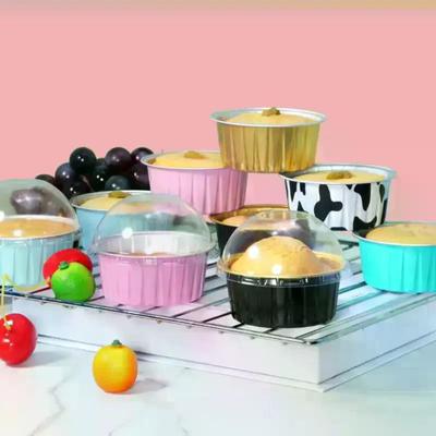 20 шт. Алюминиевые формочки для кексов, Мини-формы для кексов, Одноразовые формы для выпечки для мусса, пудинга, порционные противни для выпечки