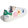 Adidas Женские кроссовки Stan Smith Large Doodles White Cloud-White Green FX5653