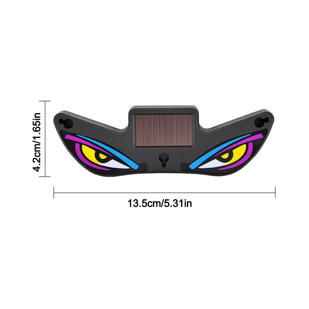 Vibration Lights on Car Warning Light Wireless Solar Car Atmosphere Light Cool EYE Ambient Lights