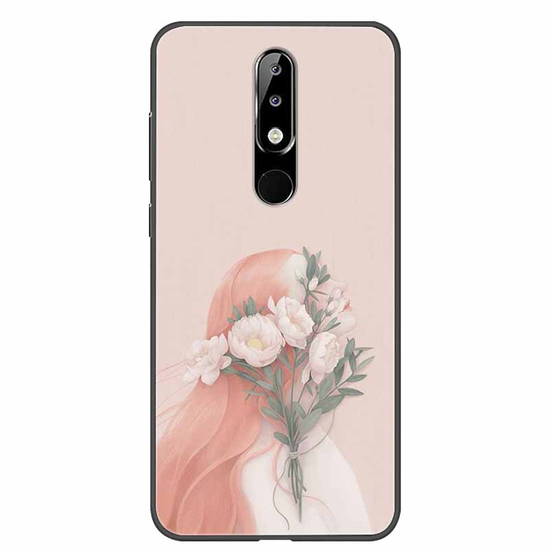 Для Nokia 6.1 Plus Чехол Милый Мягкий Силикон Мультяшный Кот ТПУ Чехлы для Телефона для Nokia X6 Чехол 6.1Plus Милый Чехол для NokiaX6 Корпус