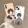 Case for Samsung A04 A14 A23 A34 A54 M23 M33 M52 M53 Realme 10 9 C30S C35 C55 VIVO Y02S Y21 Y51 X80 Pro Transparent Cover WI86 Dazai Osamu