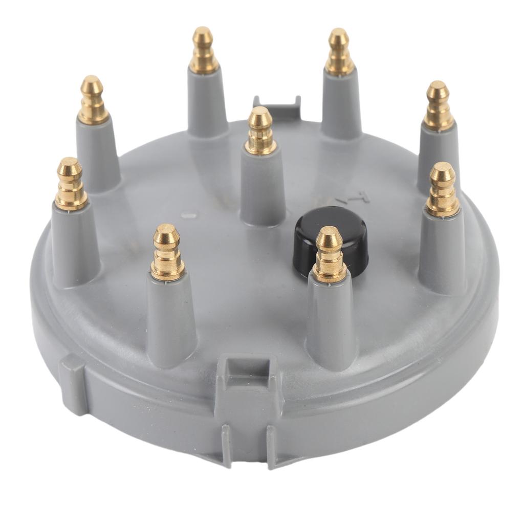 Ignition Distributor Cap Rotor Kit DC12V 8233 Brass Terminals Replacement for Bronco E 150 E 250 V8 5.0L 5.8L Grey