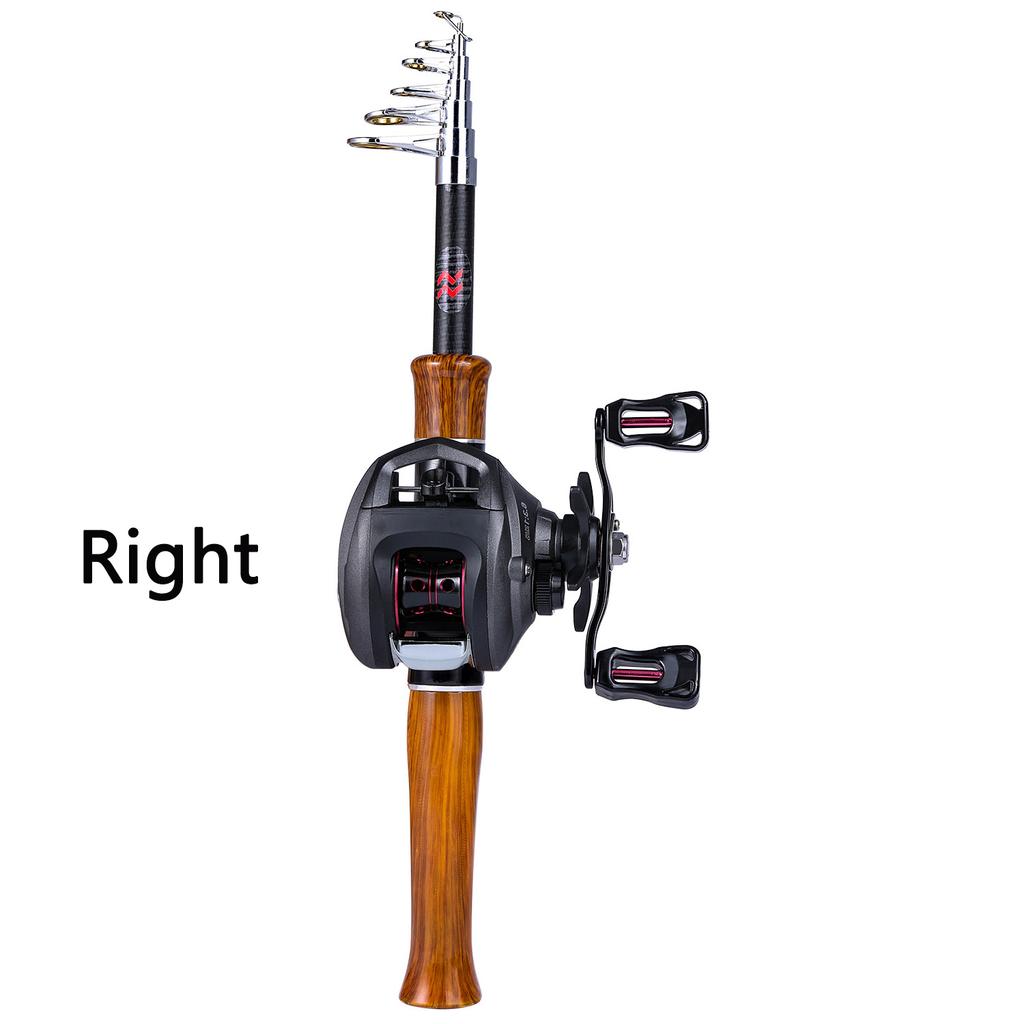 SOUGAYILANG Рыболовный набор, спиннинг, литейная удочка с спиннинговой катушкой, катушка для приманки, полный набор, сумка-переноска, приманка для лески