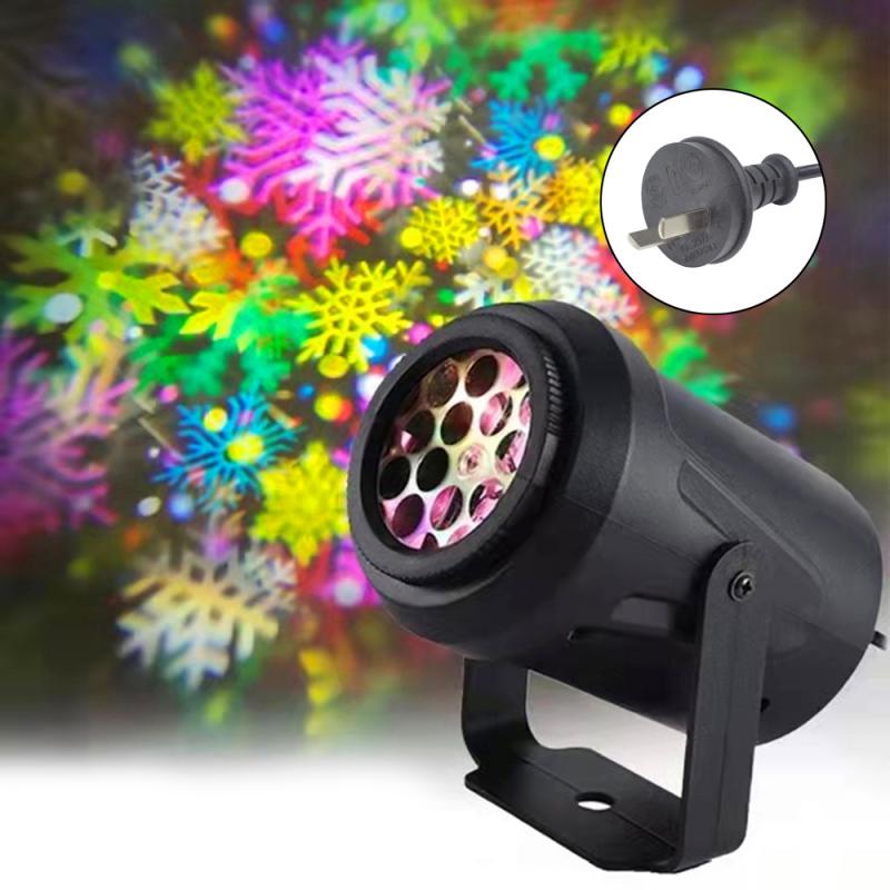 Multiple Patterns Christmas Projector Decoration Indoor Lighting LED Laser Projector Snowflake Lamp Party New Year Outdoor Home