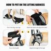 Слинг для собак крупных собак, регулируемые ремни для подъема задних лап для прогулок/лазания, вспомогательные приспособления для домашних животных