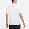 Nike Футболки мужские белые с круглым вырезом умеренного прямого кроя DD1299-100