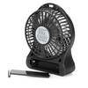Portable Rechargeable LED Light Fan Cooler Mini Desk USB 18650 Battery Fan Box Fan Air Cooling Fan Fan for Stroller Table Fan