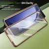 Hinge Protection With Front Glass Screen Film Magnetic 360° Rotating Integrated Alloy Stand Case For Galaxy Z Fold 5 6 7 8 Ultra