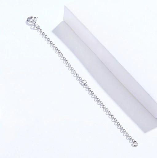 Przedłużka Do Łańcuszka Bransoletki Srebrna 10 Cm