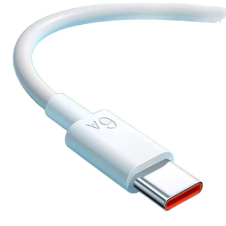 Сверхбыстрый USB-C на USB-A кабель для зарядки 6A для устройств Huawei, Xiaomi, VIVO, Android и Apple