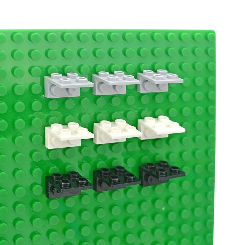 20 шт. Подставка для фигурок, базовая пластина 99207, кронштейн 1x2, 2x2, перевернутые строительные блоки, кронштейн для демонстрации фигурок своими руками, сборка кирпичных игрушек