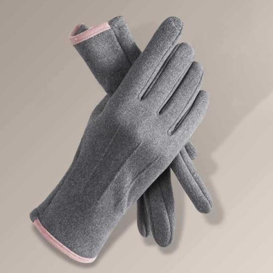 Women Winter Thermal Gloves Fleece Lined Touch Screen Gloves Warm Windproof Gloves for Texting Cycling Driving Outdoor Work