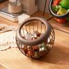 Wrought Iron Fruit Basket Can Be Hung Shelf Living Room Coffee Table Snack Storage Basket Tabletop Swing Storage Tray