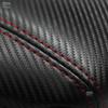 For 13-18 BMW 3 Series F30 Carbon Fiber Leather+Red Center Console Armrest Cover